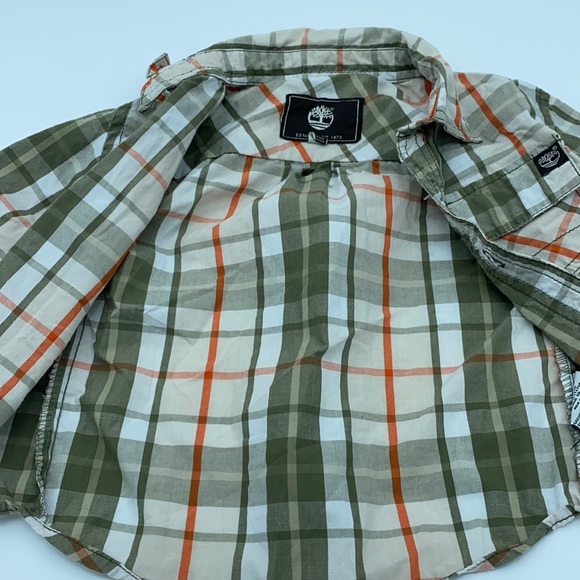 Timberland Button Up Shirt Toddler Size 2T - Picture 2 of 11